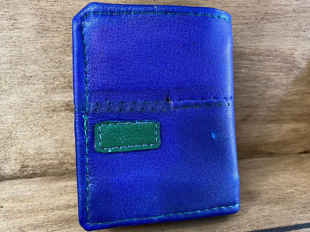 Portefeuille couleurs vert et bleu (181)