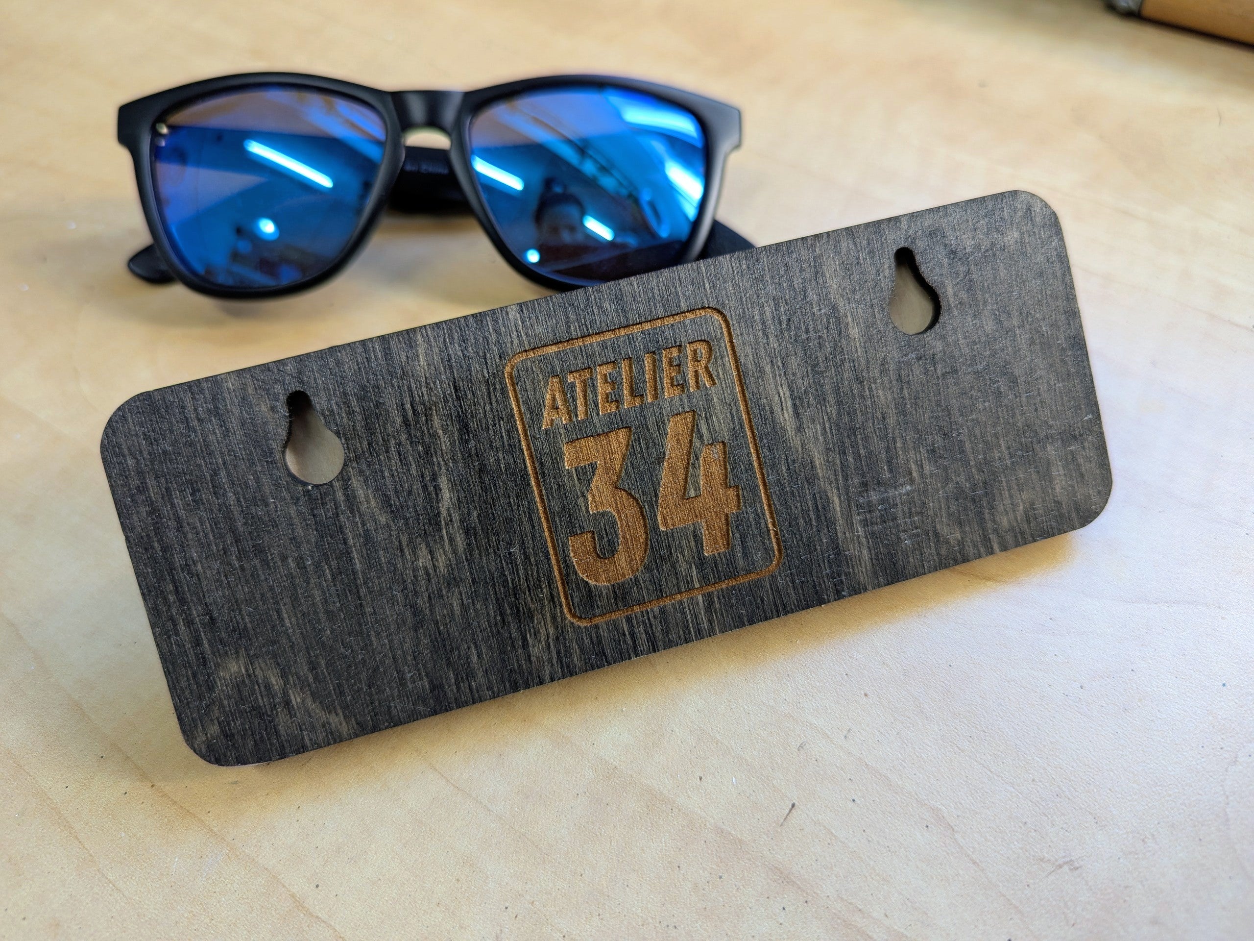 Support pour lunettes Ébène