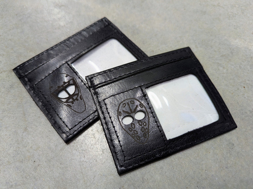 Porte-cartes masque Vintage/moderne Noir