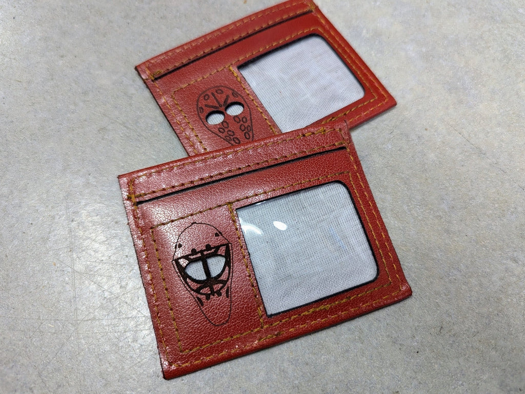 Porte-cartes masque Vintage/moderne Rouge