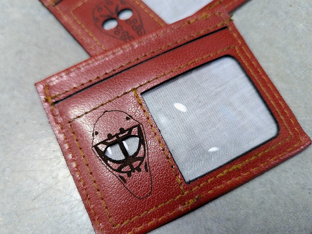 Porte-cartes masque Vintage/moderne Rouge