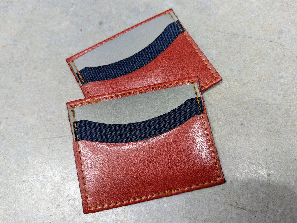 Porte-cartes masque Vintage/moderne Rouge