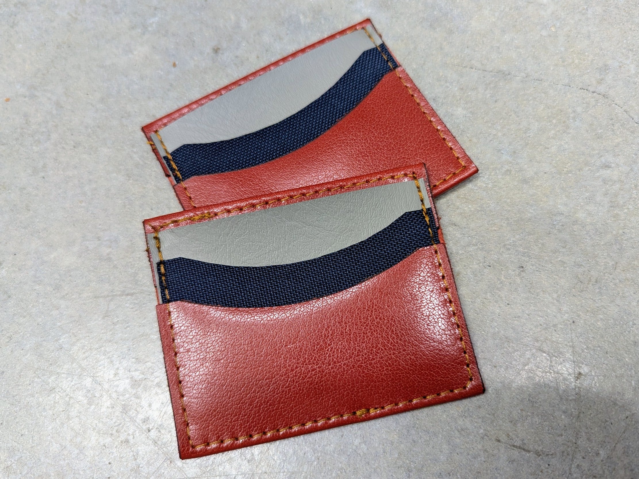 Porte-cartes masque Vintage/moderne Rouge