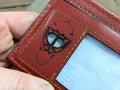Porte-cartes masque Vintage/moderne Rouge