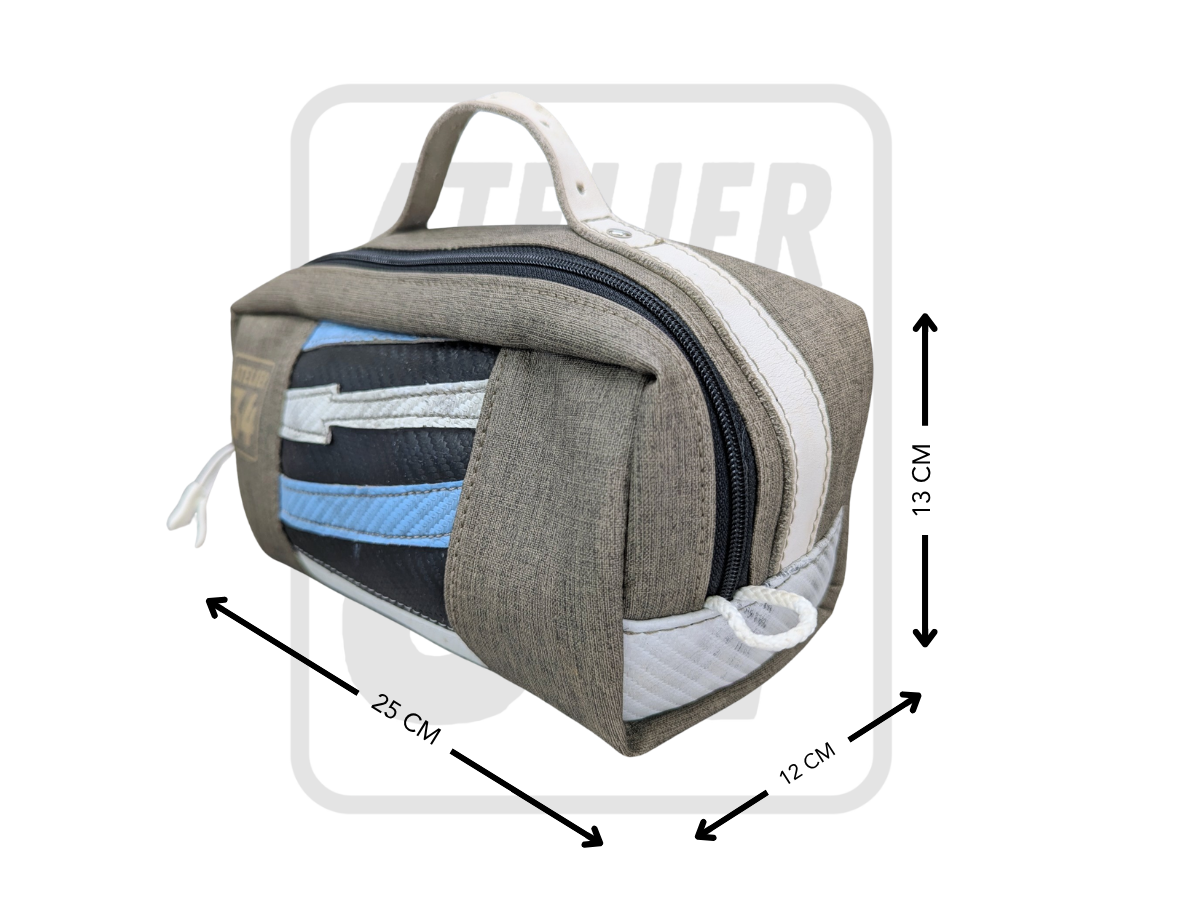 Trousse de sport Noir, Blanc et Bleu
