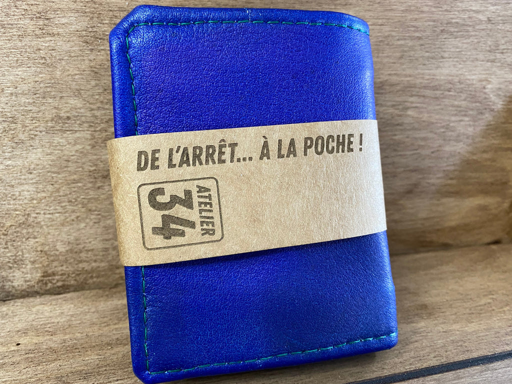 Portefeuille couleurs vert et bleu (181)