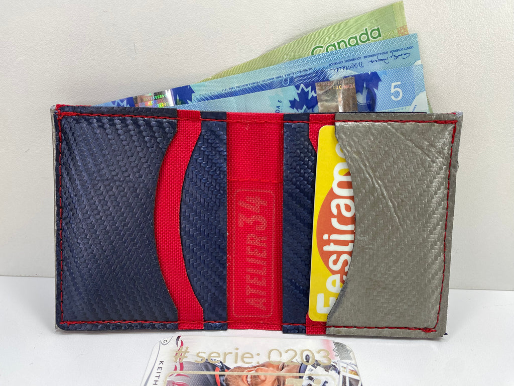 Portefeuille TPS Bionic Gris, Bleu et Rouge (203)