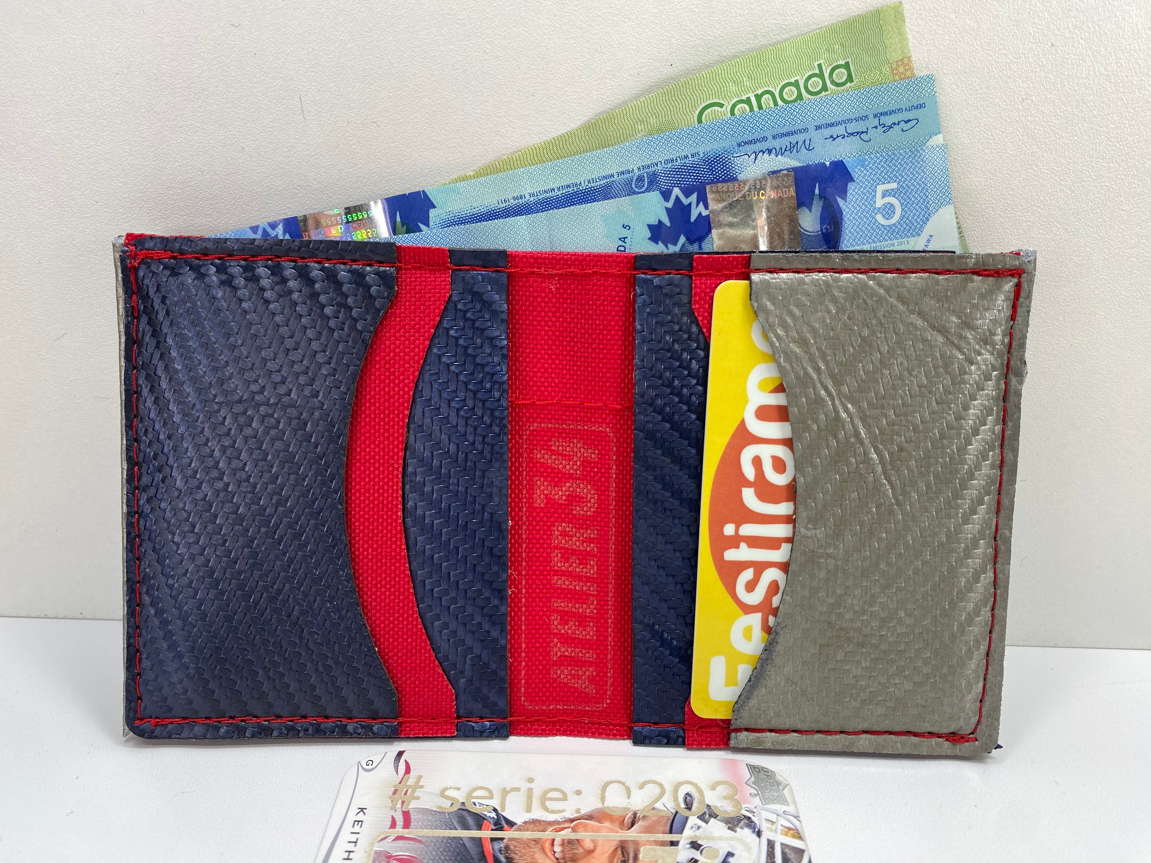 Portefeuille TPS Bionic Gris, Bleu et Rouge (203)