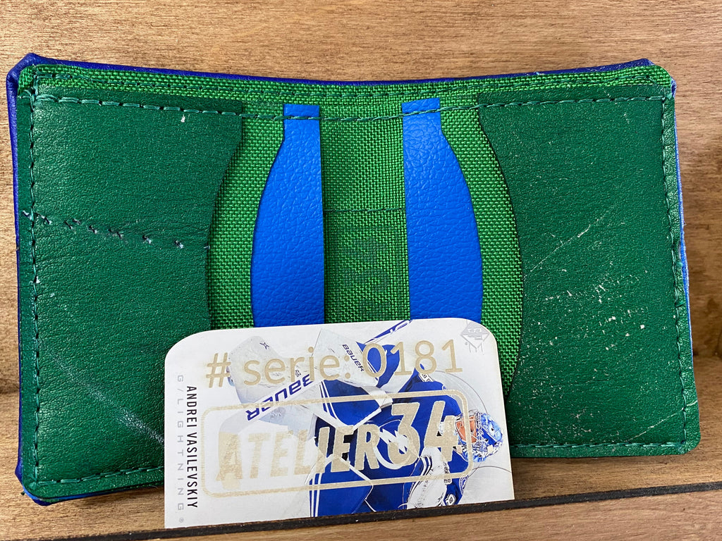 Portefeuille couleurs vert et bleu (181)