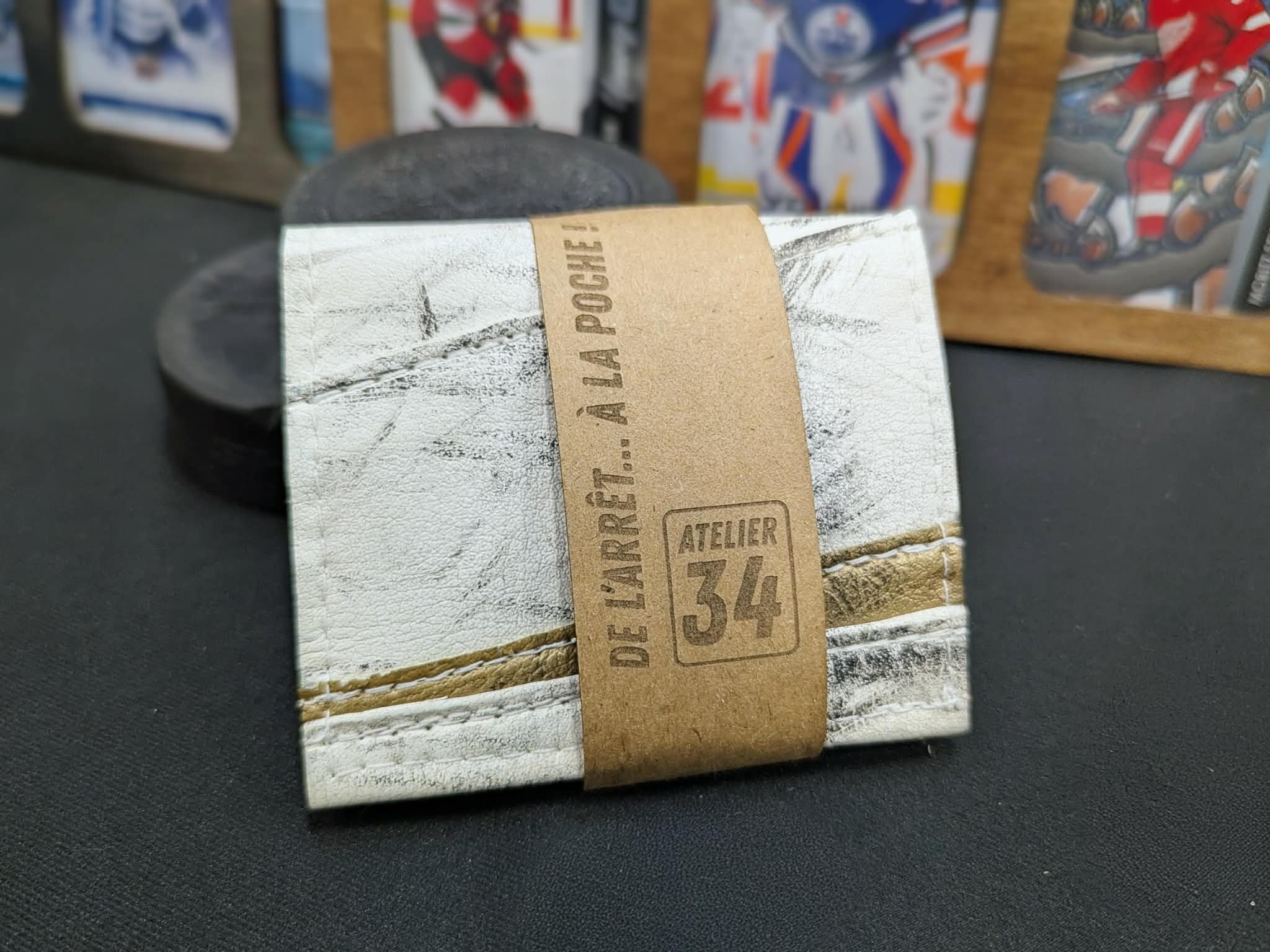 Portefeuille Anaheim Ducks Noir,Blanc et Orange(196)
