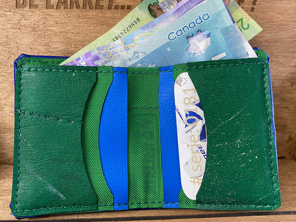 Portefeuille couleurs vert et bleu (181)