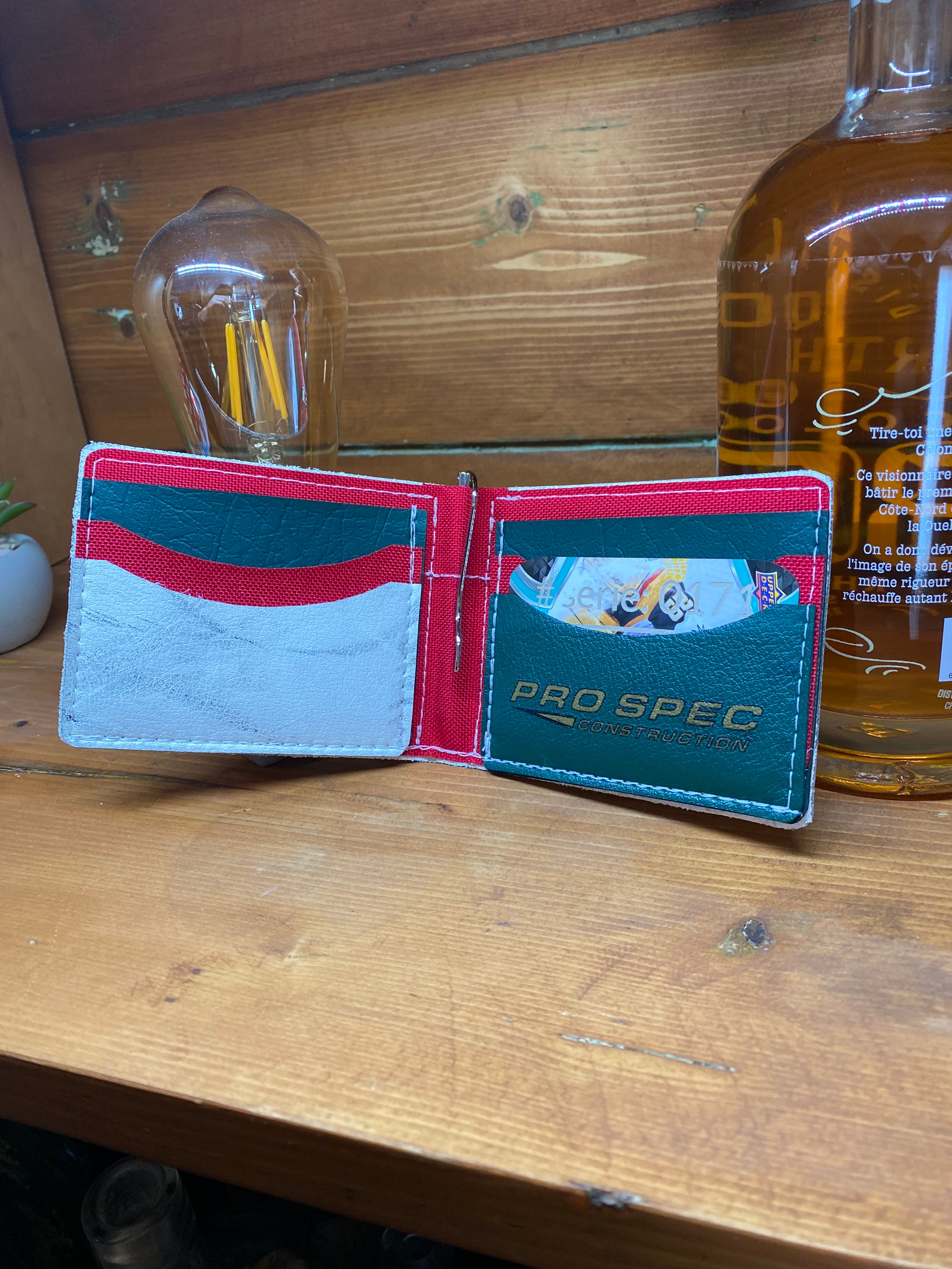 Portefeuille  couleurs Wild du Minnesota (171)