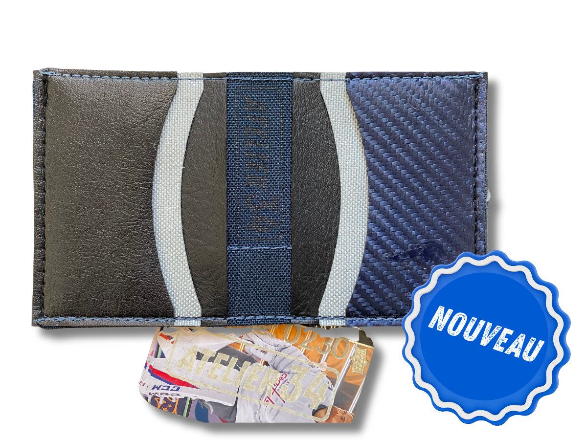 Portefeuille Vaughn Bleu et Noir(230)