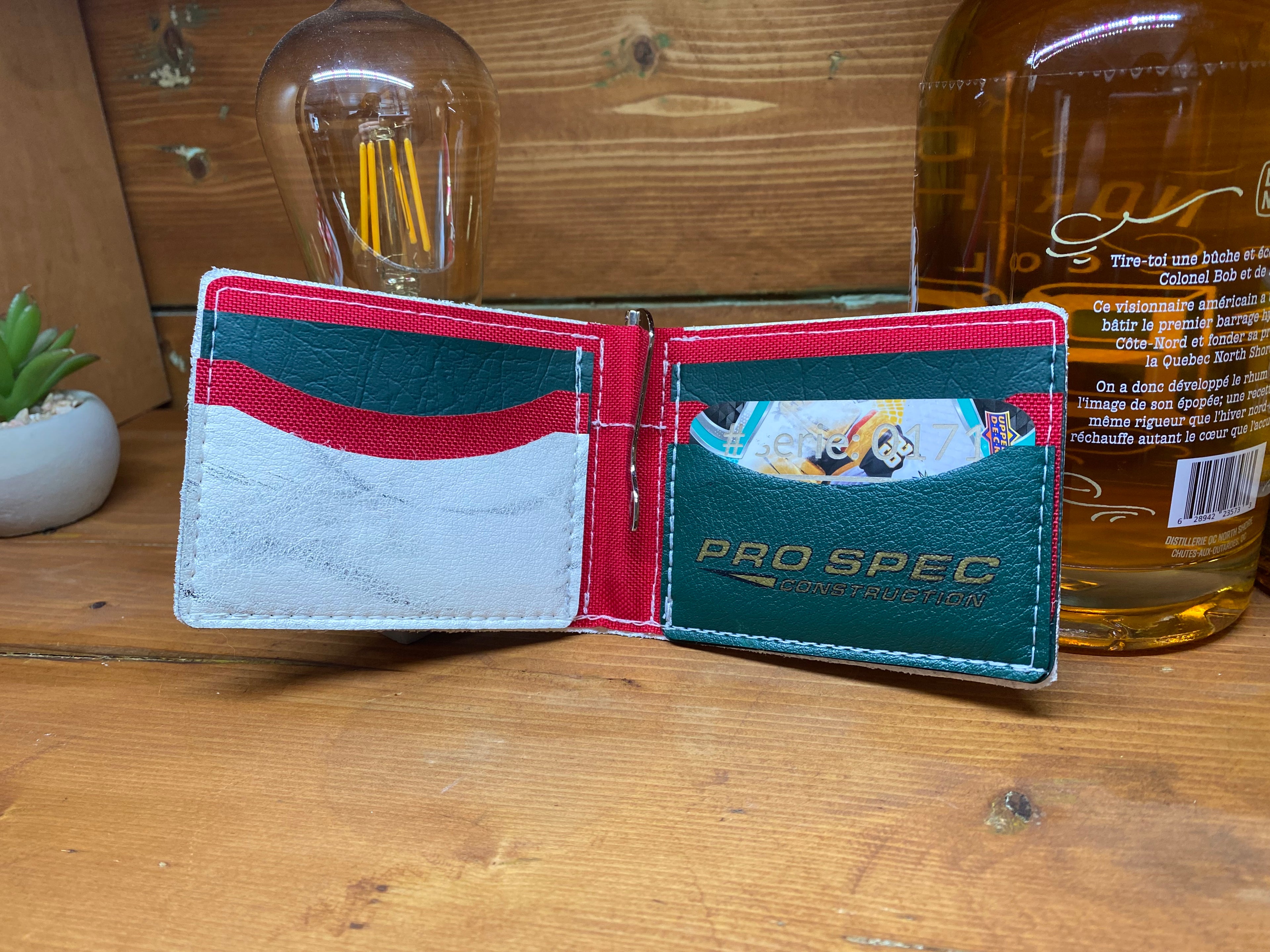 Portefeuille  couleurs Wild du Minnesota (171)