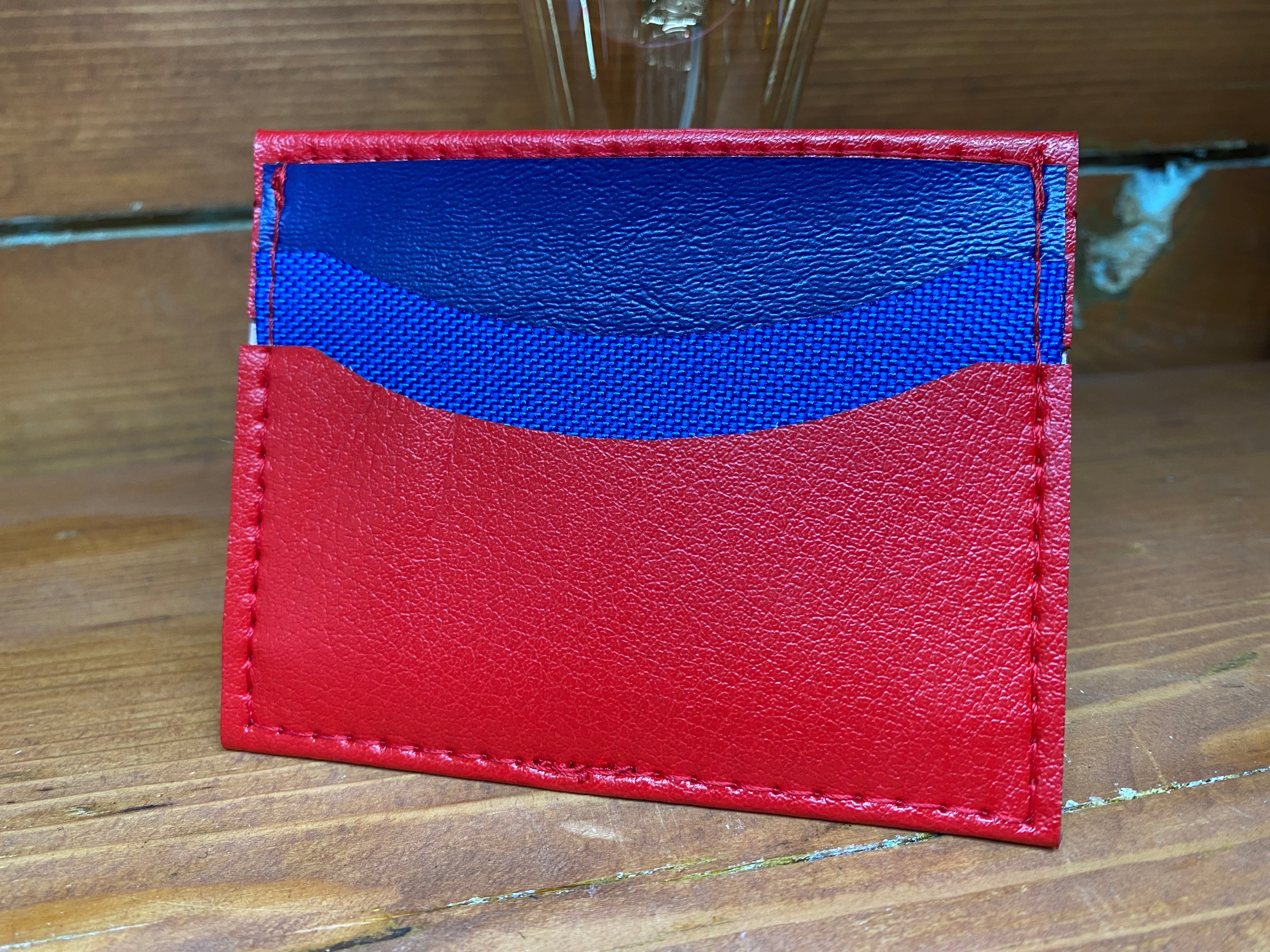 Porte-cartes couleurs Rouge et Bleu(161)