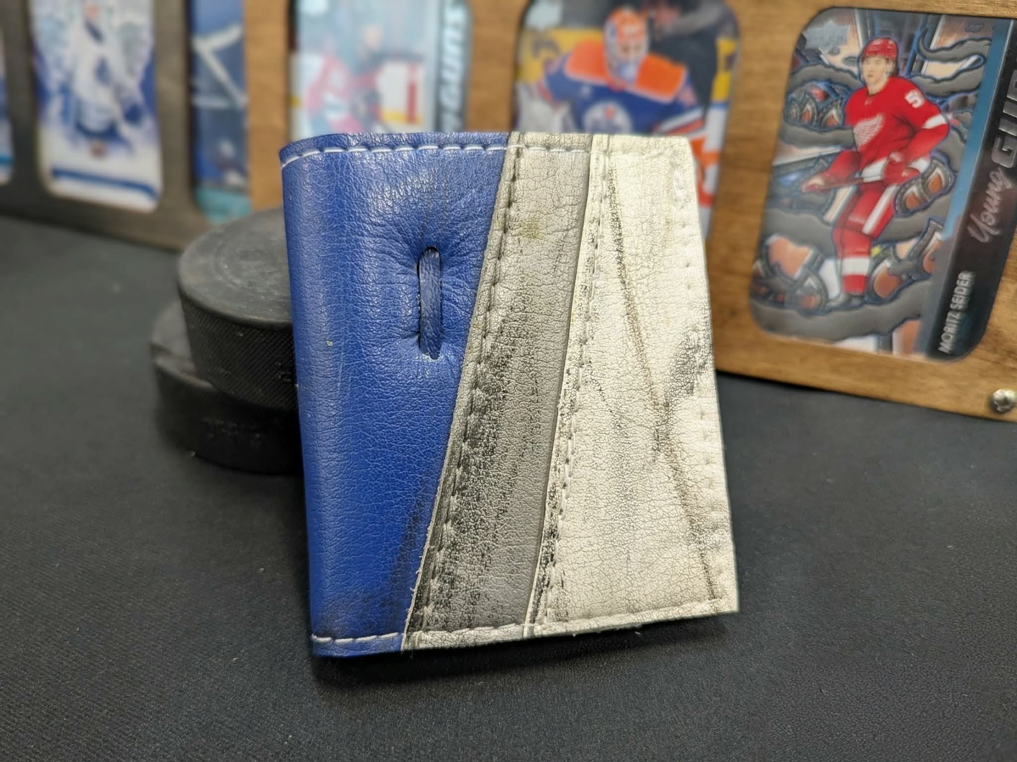 Portefeuille Bleu, Blanc et gris (186)