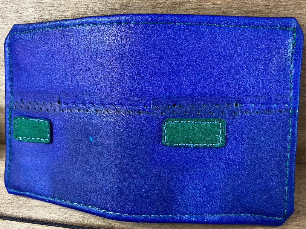 Portefeuille couleurs vert et bleu (181)