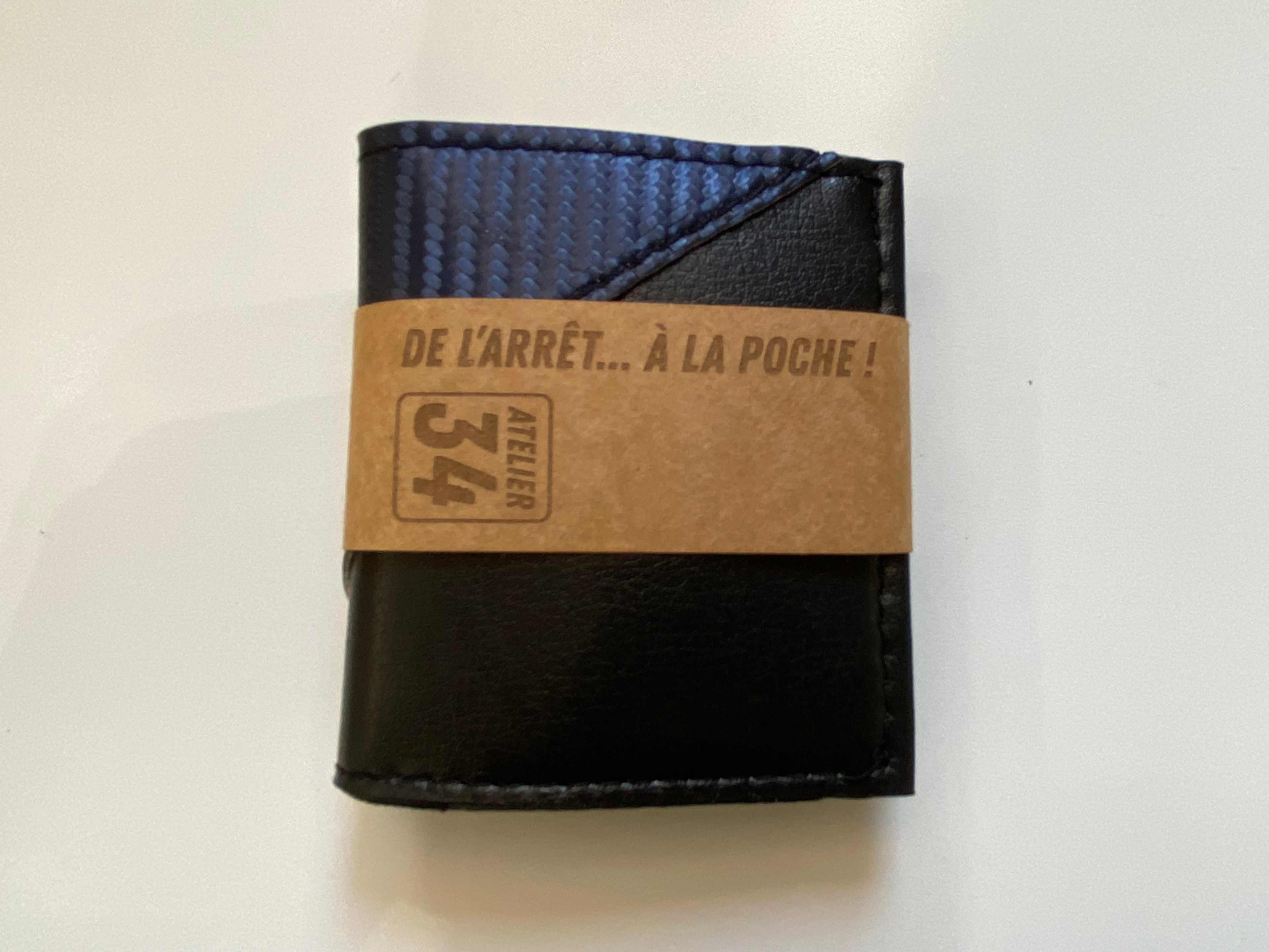 Portefeuille Vaughn Bleu et Noir(230)