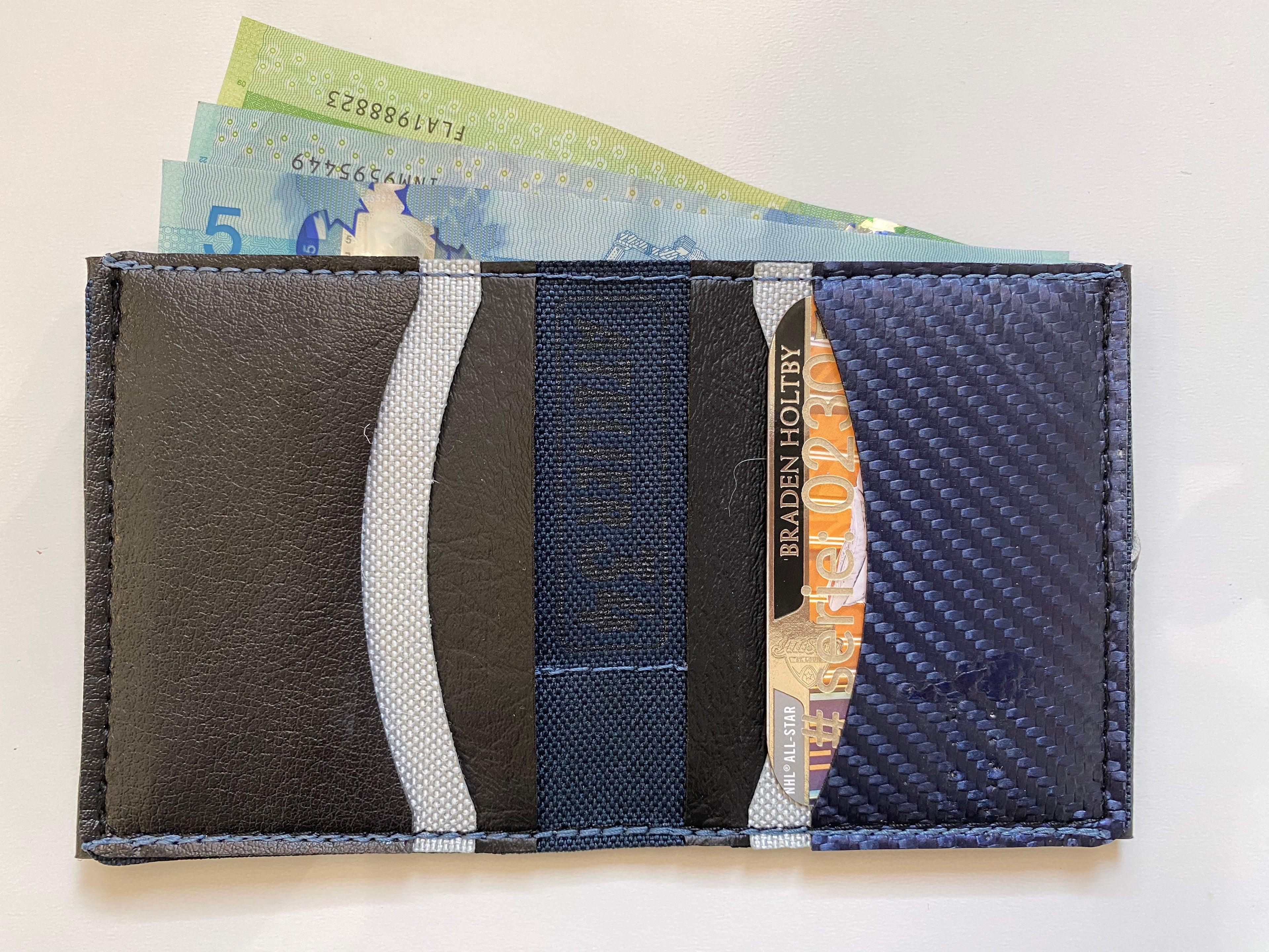 Portefeuille Vaughn Bleu et Noir(230)