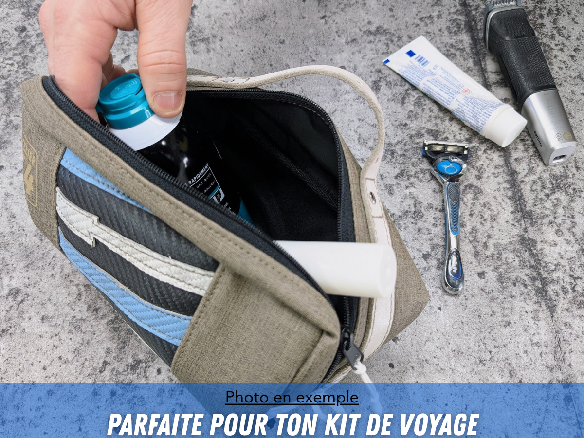 Trousse de sport Noir, Blanc et Bleu