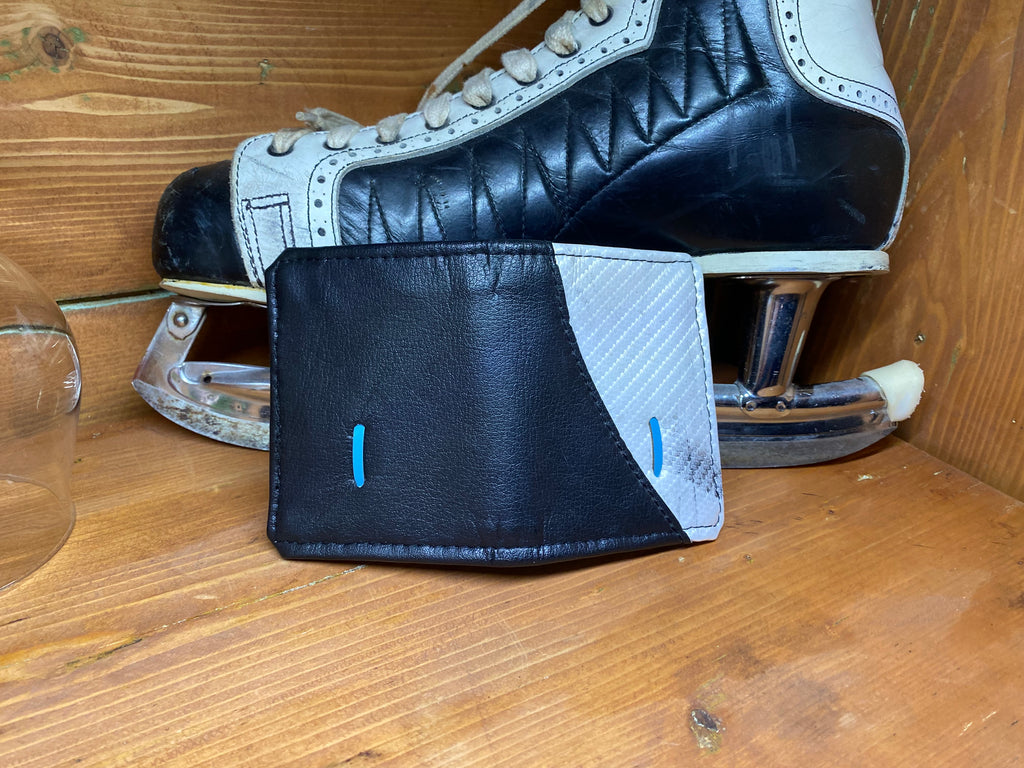 Portefeuille  bleu et blanc (88)