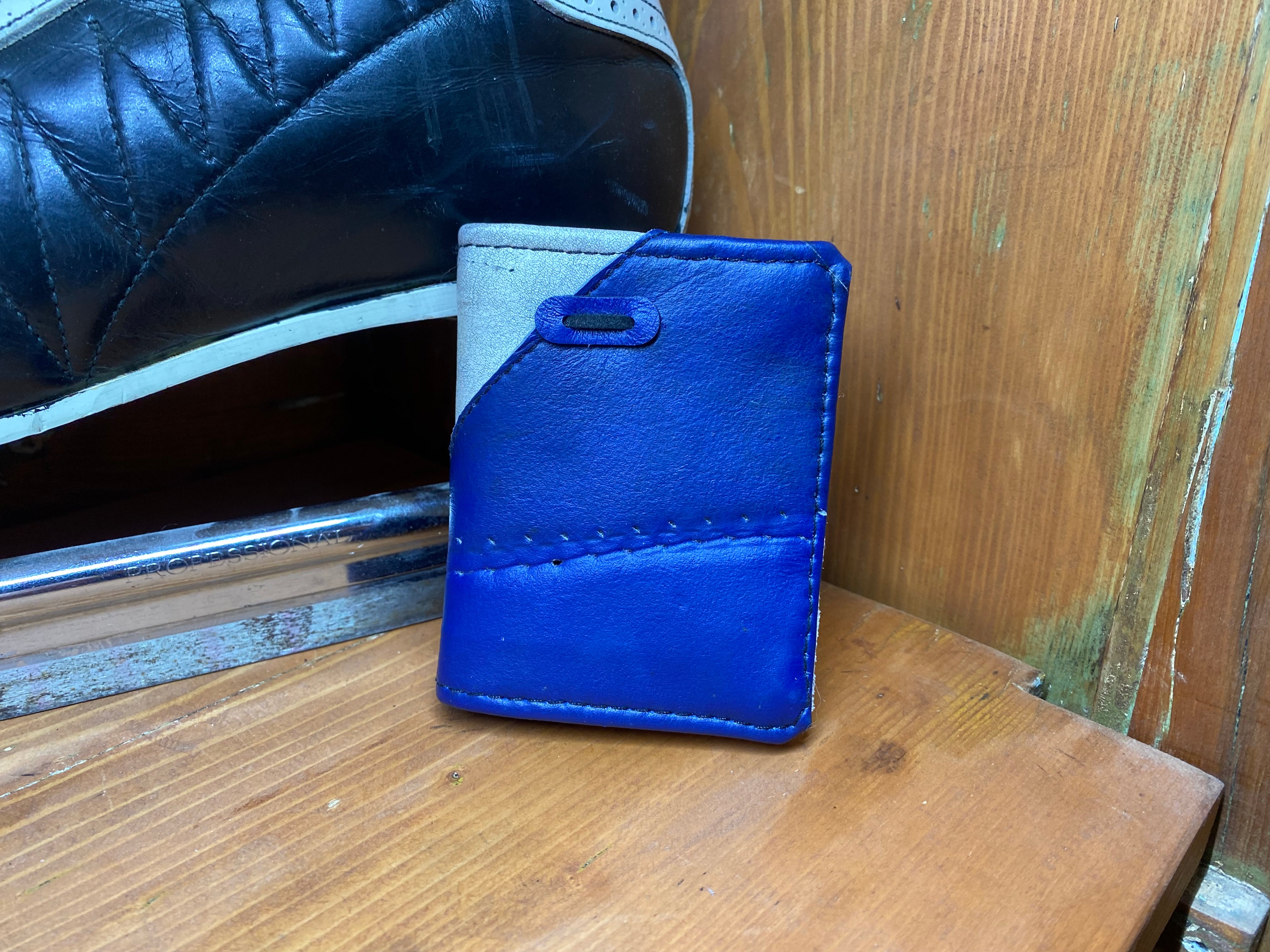 Portefeuille Blanc et Bleu (5)