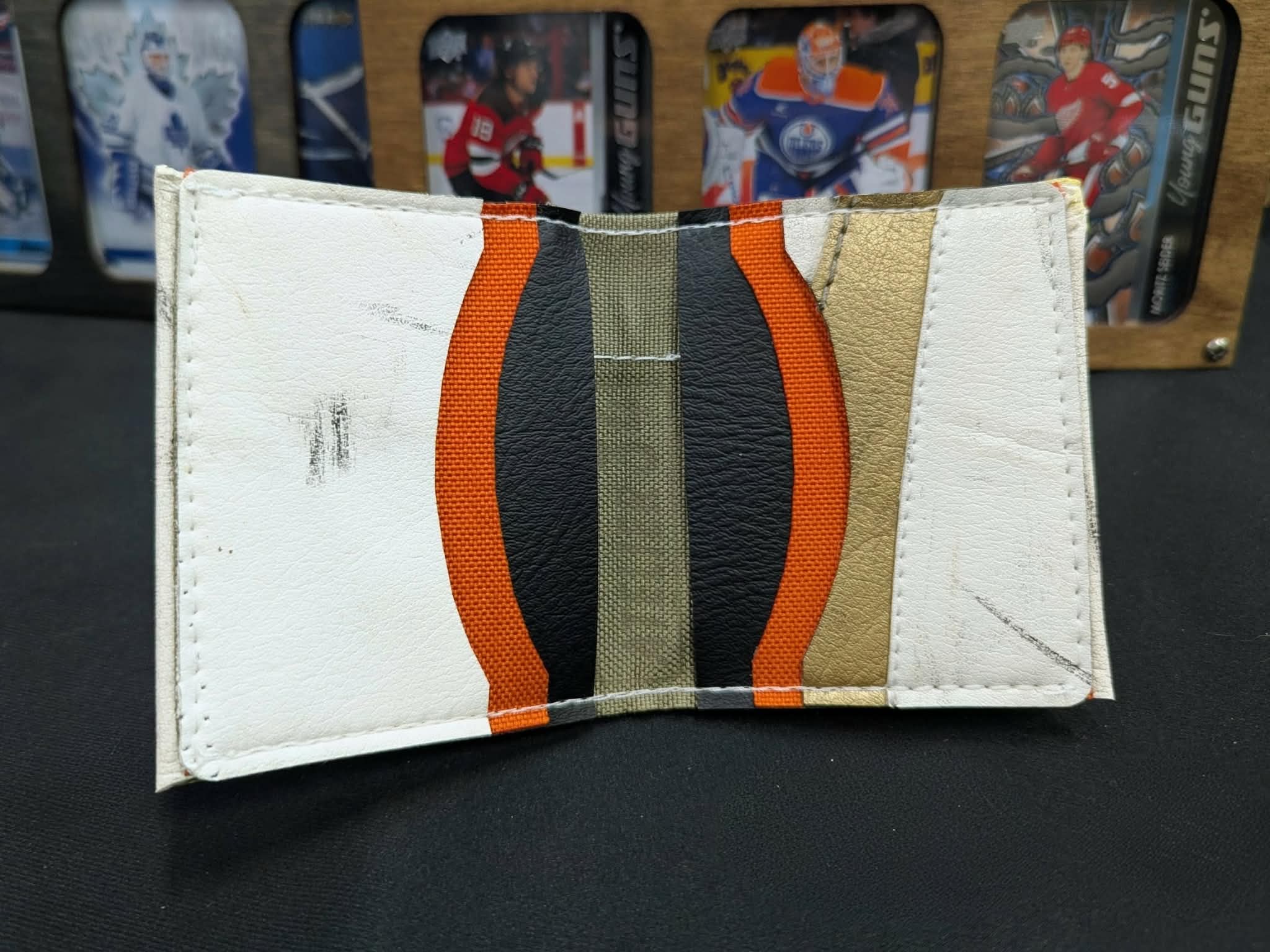 Portefeuille Anaheim Ducks Noir,Blanc et Orange(196)