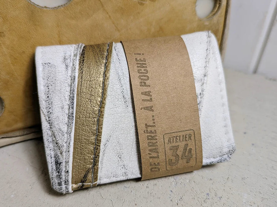 Portefeuille Reebok Premier Series ll Blanc et or (21)