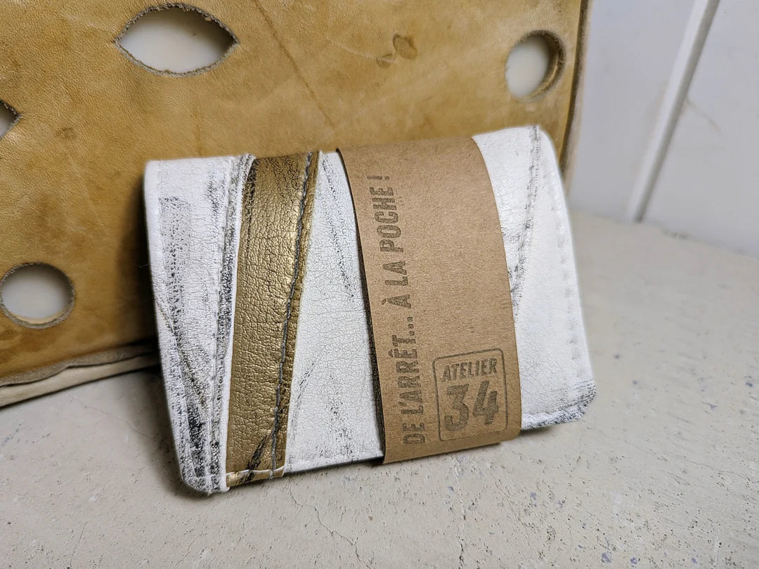 Portefeuille Reebok Premier Series ll Blanc et or (21)