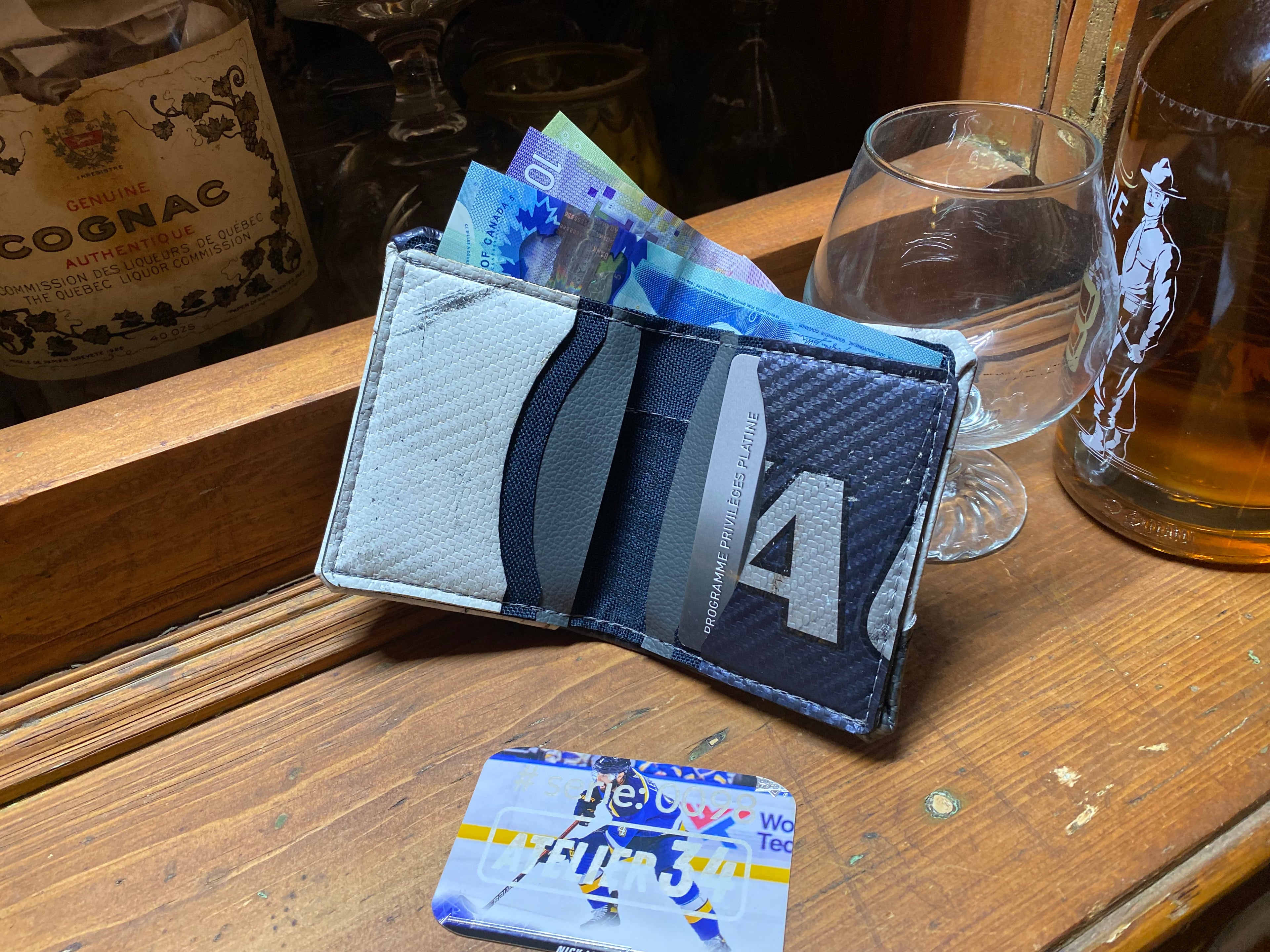 Portefeuille vaughn Epic Bleu et Blanc (98)