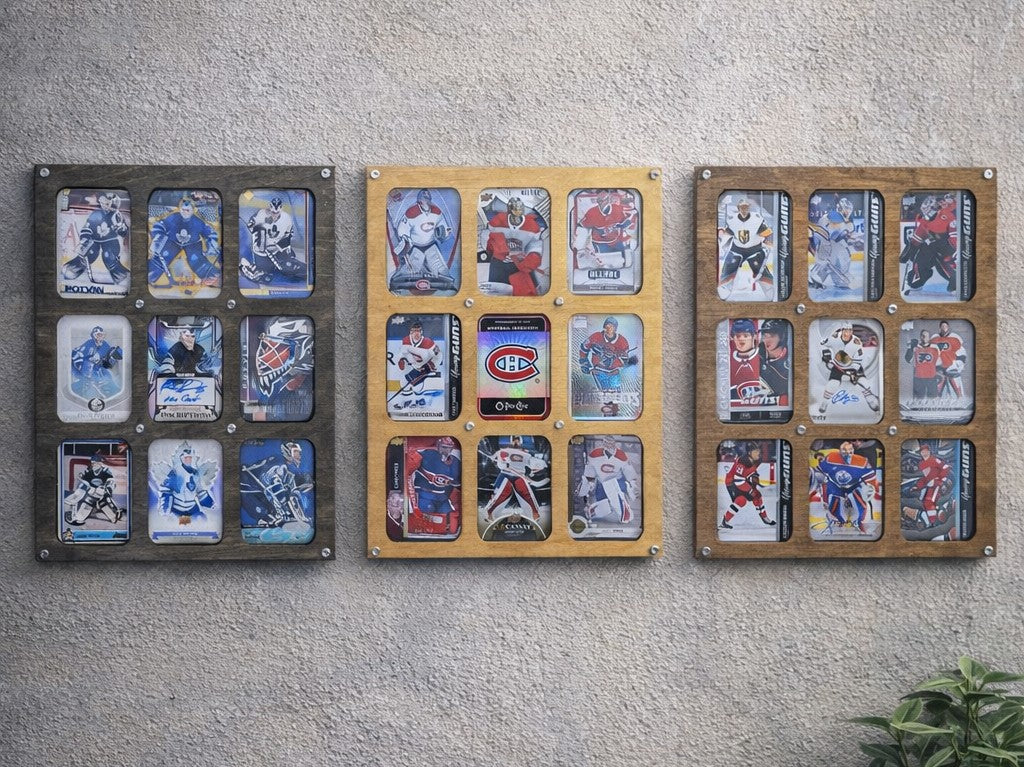 Cadre carte de collection Ébène