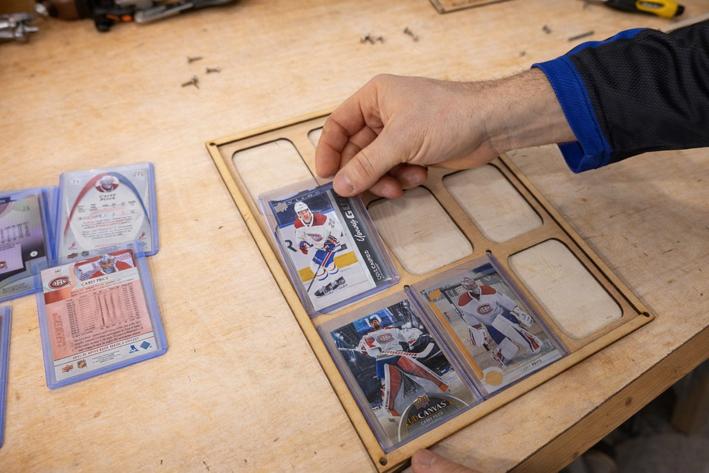 Cadre carte de collection Ébène