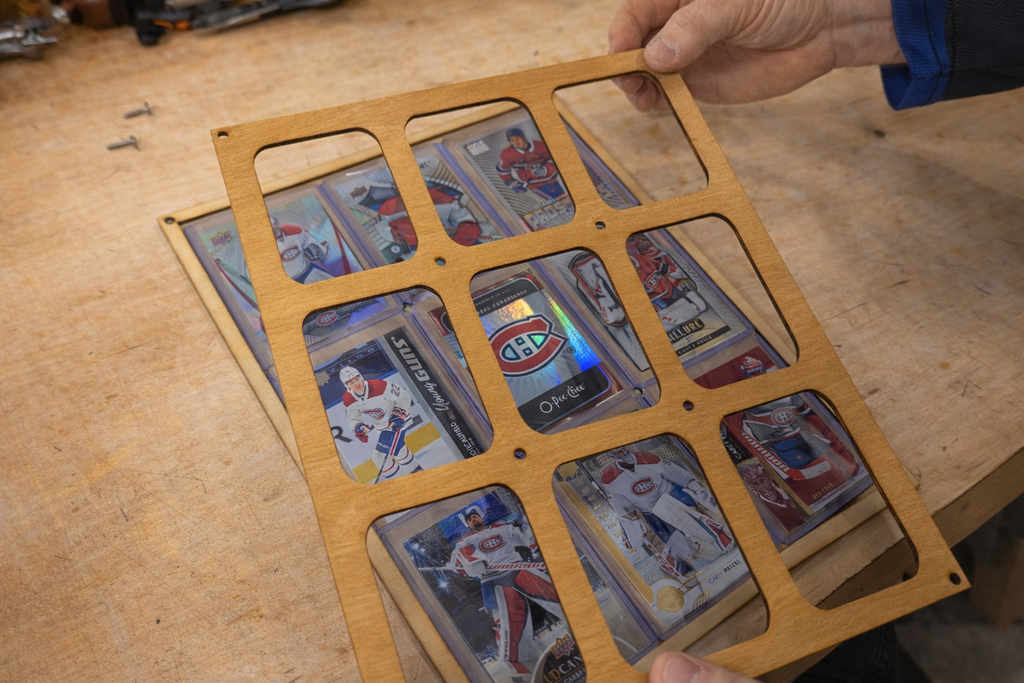 Cadre carte de collection Ébène