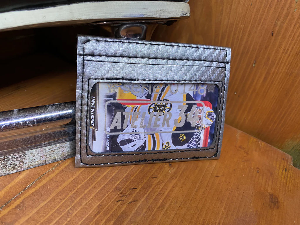 Porte-cartes vert et argent (148)