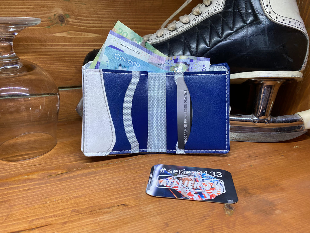 Portefeuille Reebok bleu, blanc et gris (133)